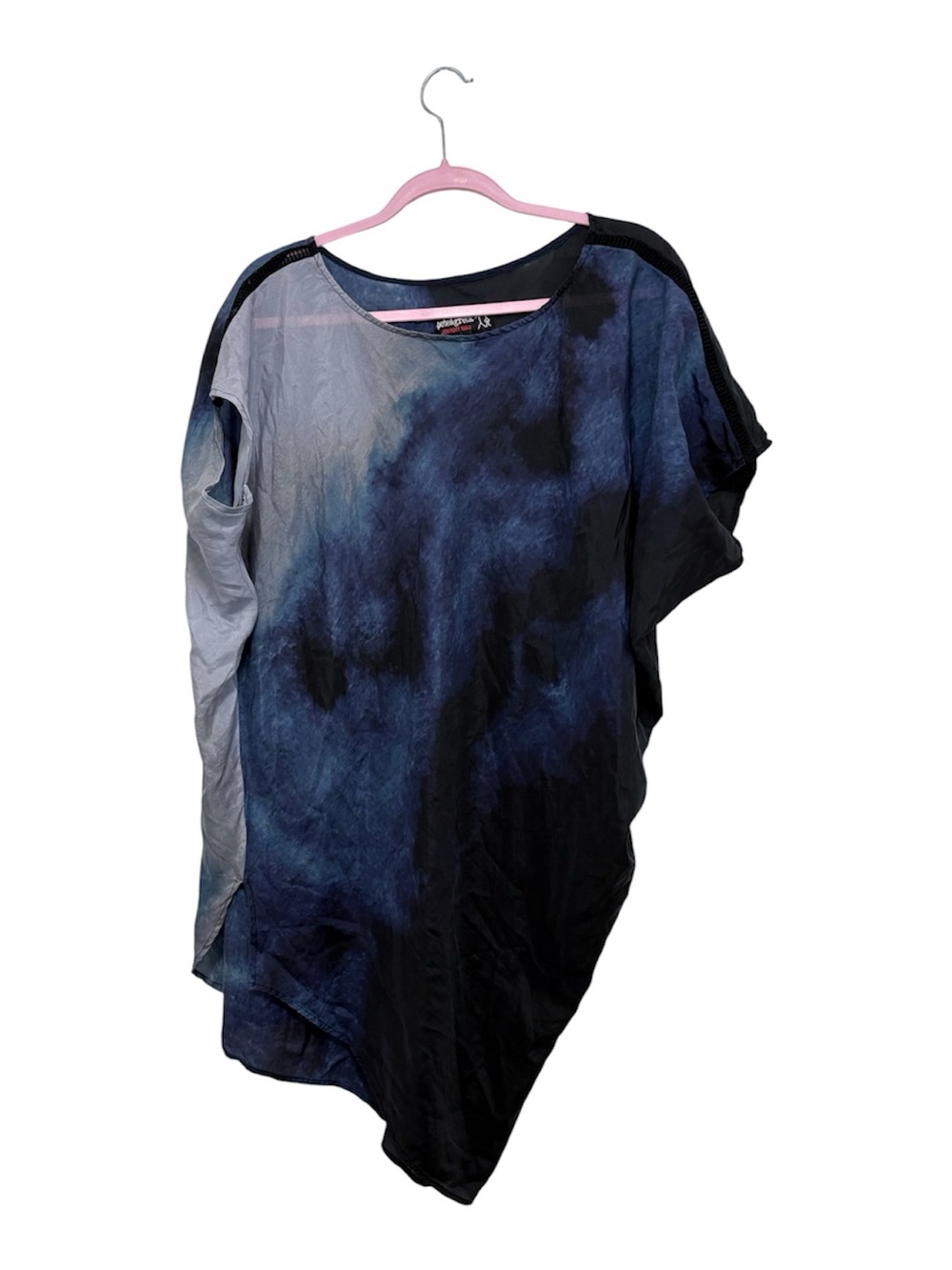 Pete & Greta Johnny Was Tie Dye Asymmetrical Top SM - Picture 3 of 14